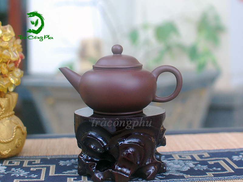 Ấm Tử Sa Thủy Bình Viên Tĩnh Tử Nê - ATS1444